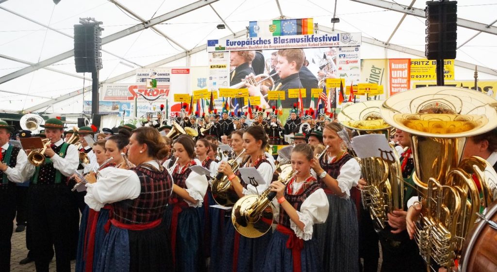 Europäisches Blasmusikfestival in Aue-Bad Schlema