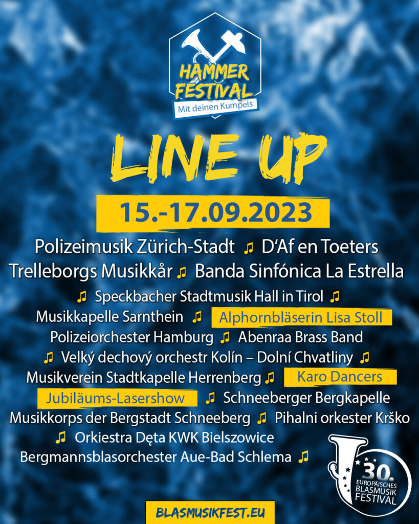 Line up: Unsere Orchester 2023