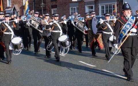 Band and Drums of the Cheshire Constabulary (Großbritannien)