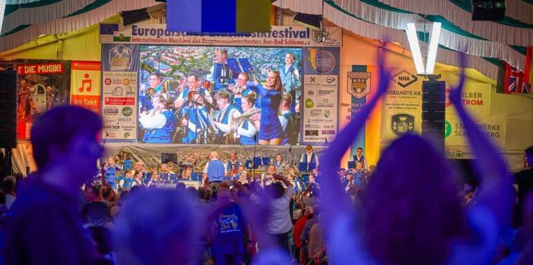 Auftakt zum Europäischen Blasmusikfestival 2026. Foto: Gregor Lorenz