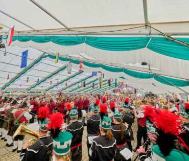 Europäisches Blasmusikfestival 2026 bringt 13 Orchester auf zwei Bühnen zusammen – mit neuem Gemeinschaftskonzert am Sonntag. Foto: Gre­gor Lorenz